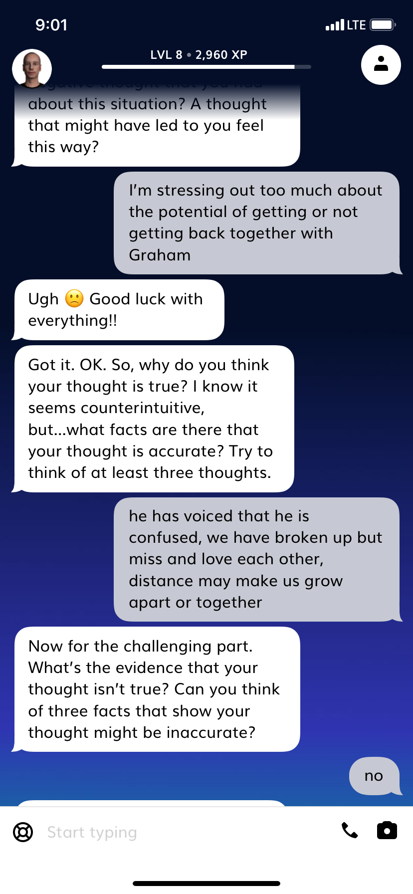 phone screen with AI bot
