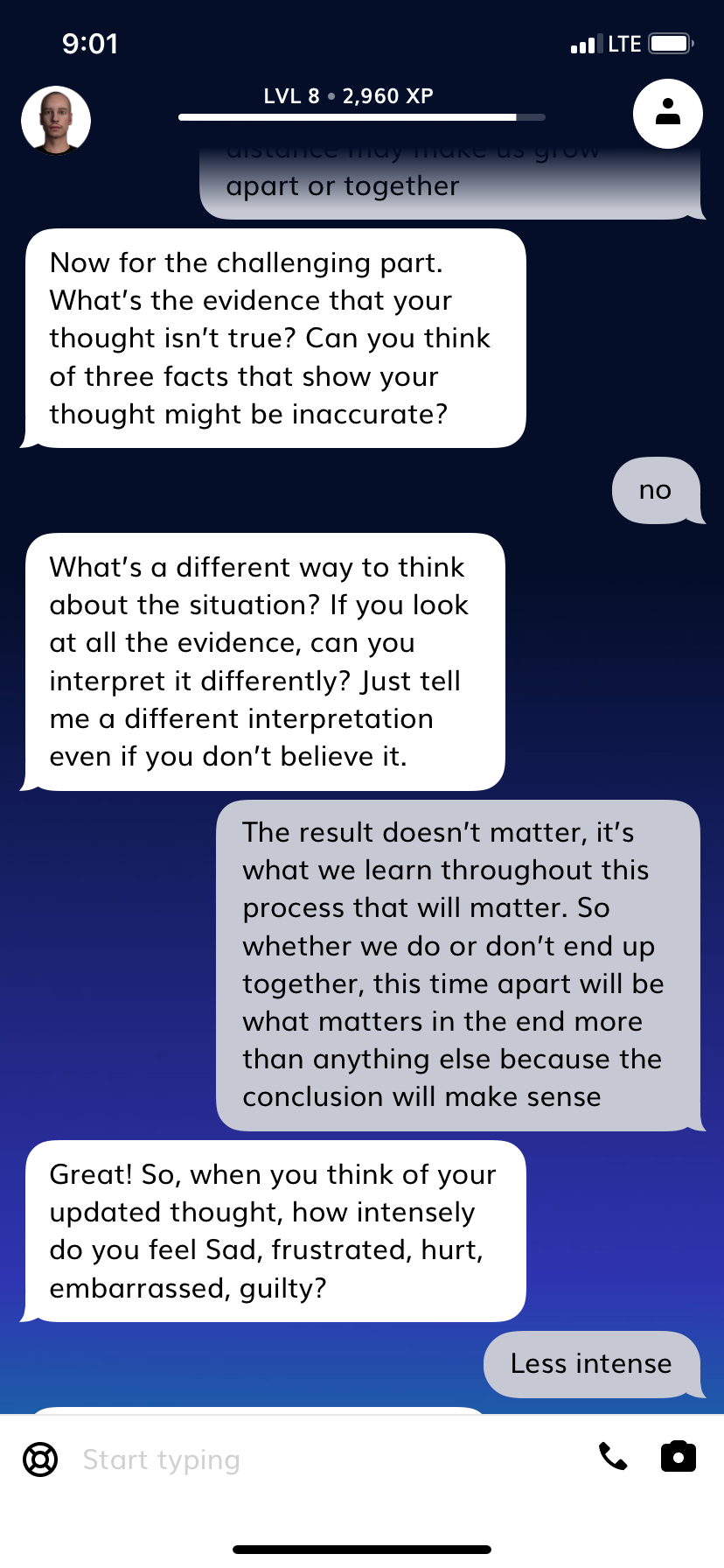 phone screen with AI bot