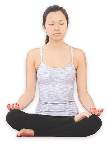 woman doing yoga